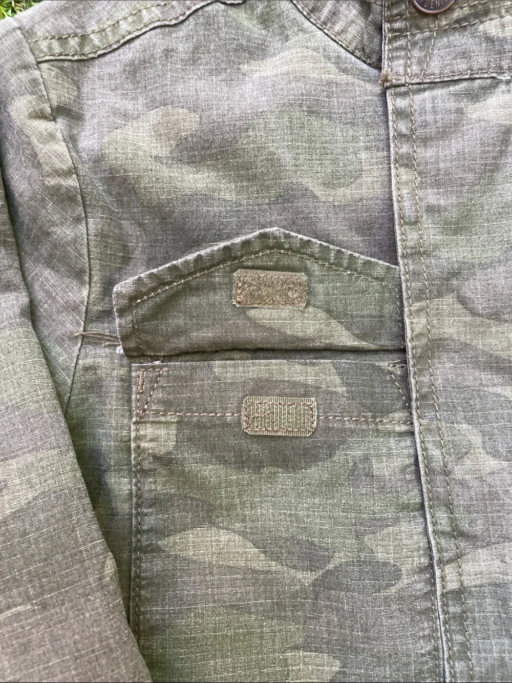 OshKosh B'gosh Kids Gray Camo Utility Jacket